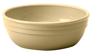 CAMBRO Camwear Polycarbonate Bowl 10oz Beige. Sold in case packs of 48.