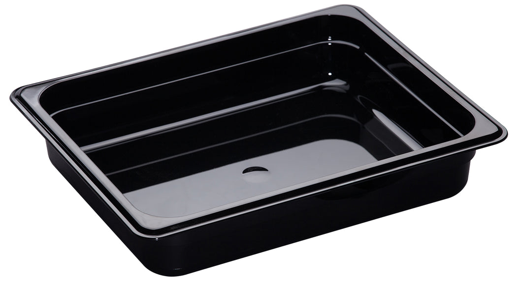 CAMBRO GN 1.2 65mm High Temp 3.9L - Black - Rated -40C -149C. Sold in case packs of 6.