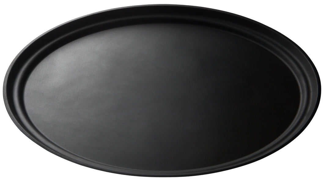 CAMBRO Camtread Tray Non Slip Oval 49 x 59 cm Black. Sold in case packs of 6.