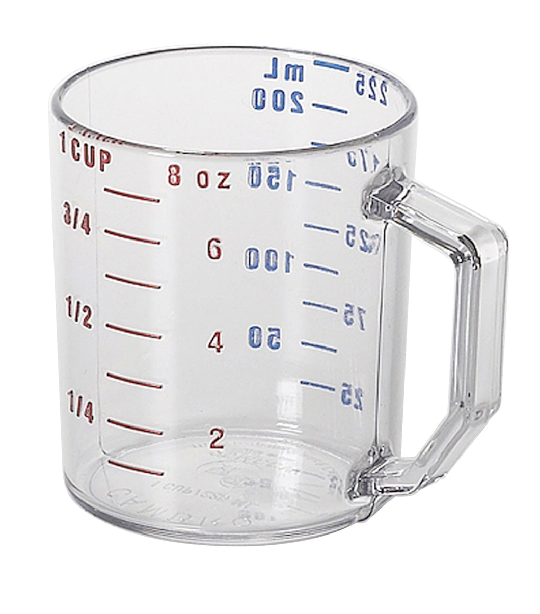 CAMBRO Measuring Cup 225ml - Clear. Sold in case packs of 12.