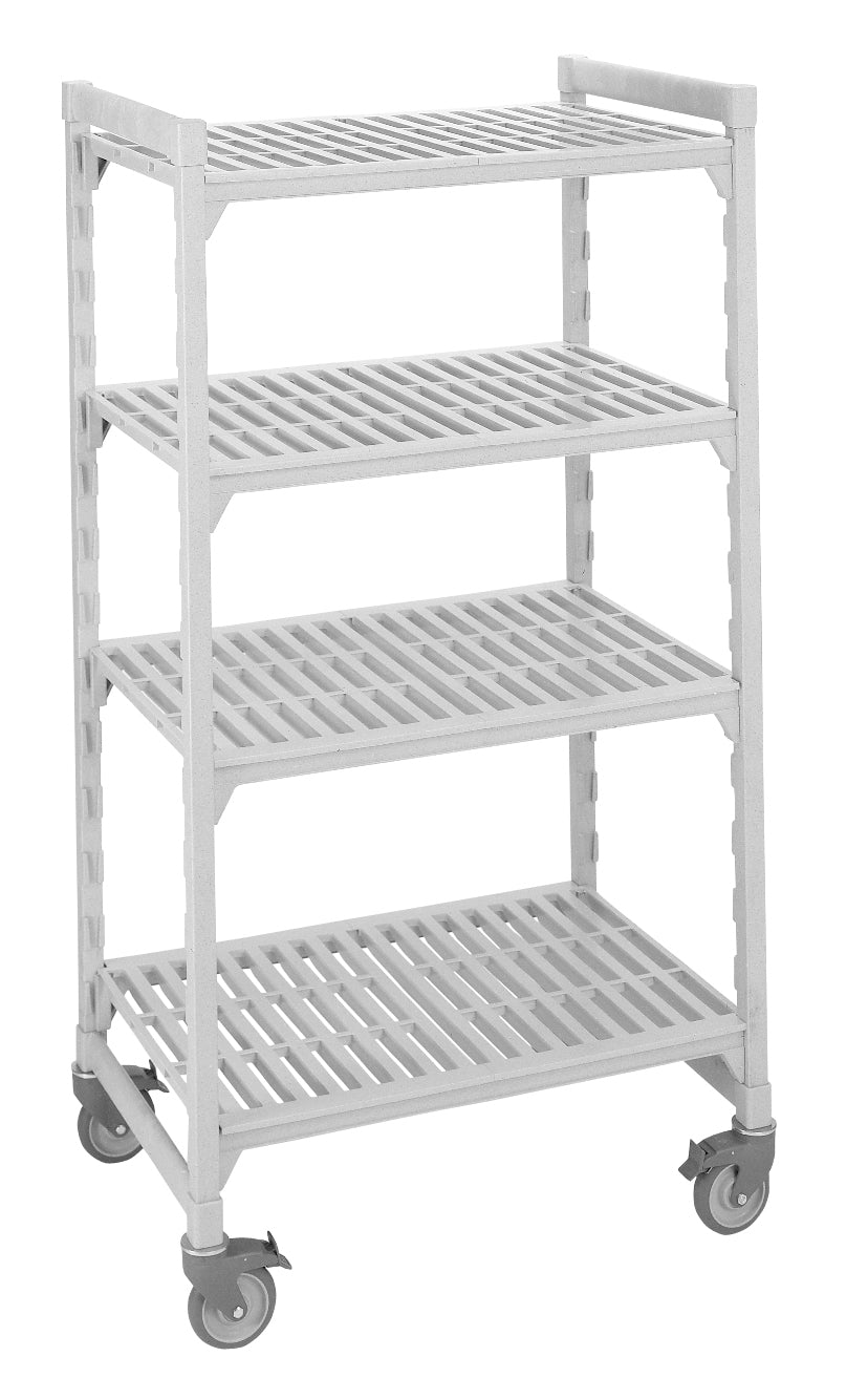 CAMBRO Premium Vented Mobile Shelving Kit 4 Tier 460 x 910 x 1700mm