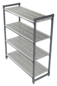 CAMBRO Elements Vented Shelving Starter Kit 4 Tier 540 x 1530 x 1830mm
