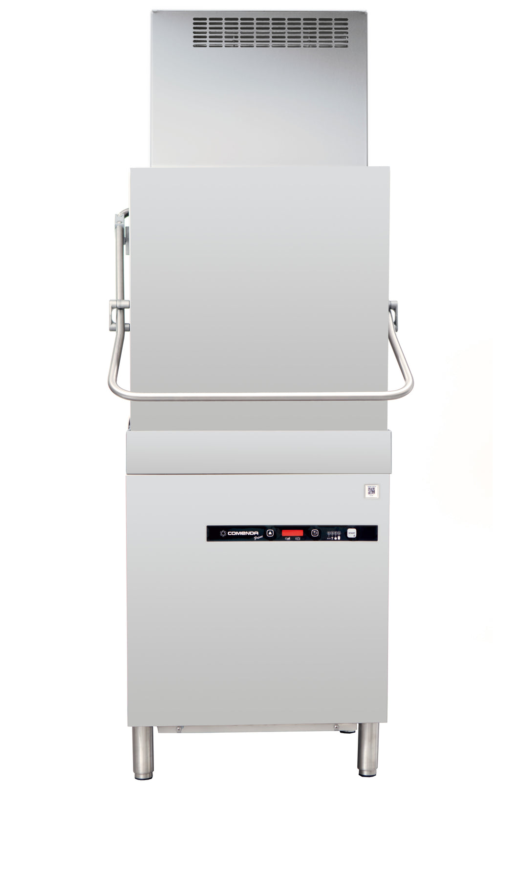 Comenda PC07R-CRC-DRAINPUMP-P - Prime Line Passthrough Dishwasher with CRC Heat Recovery Hood, Passivated Tank and Drain Pump