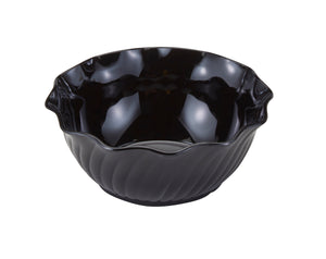 CAMBRO Swirl Bowl San 384ml Black. Sold in case packs of 12.
