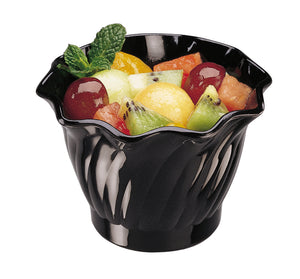 CAMBRO Camwear Polycarbonate Swirl Bowl 148ml Black. Sold in case packs of 24.